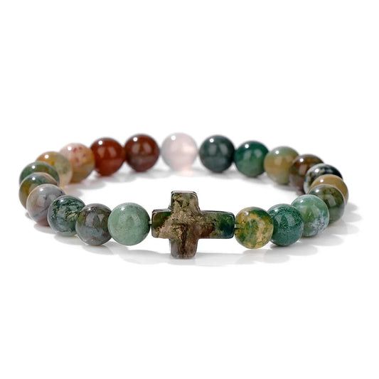 Jesus Cross Charm Bracelet