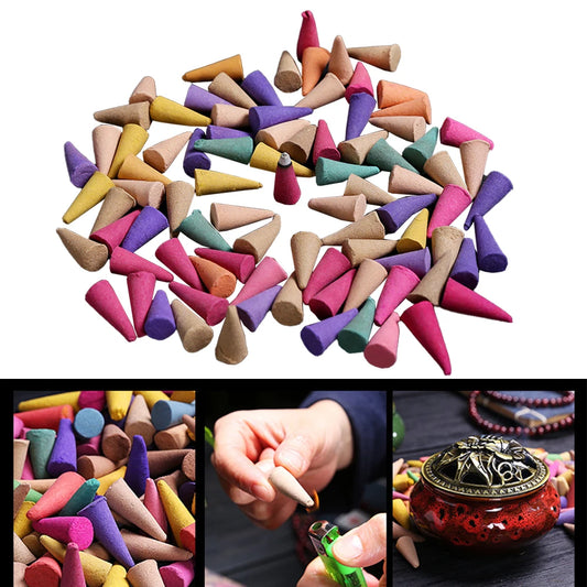 60Pcs Scented Incense Cones