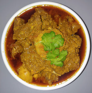 Chagoler Kosha Mangsho (Goat meat) Curry