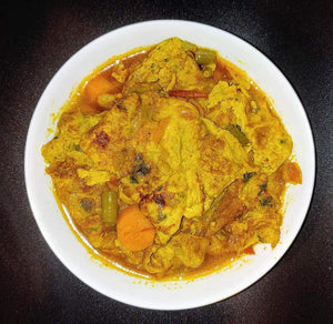 Non-Veg Combo #6 (Omlette egg curry, rice or roti)
