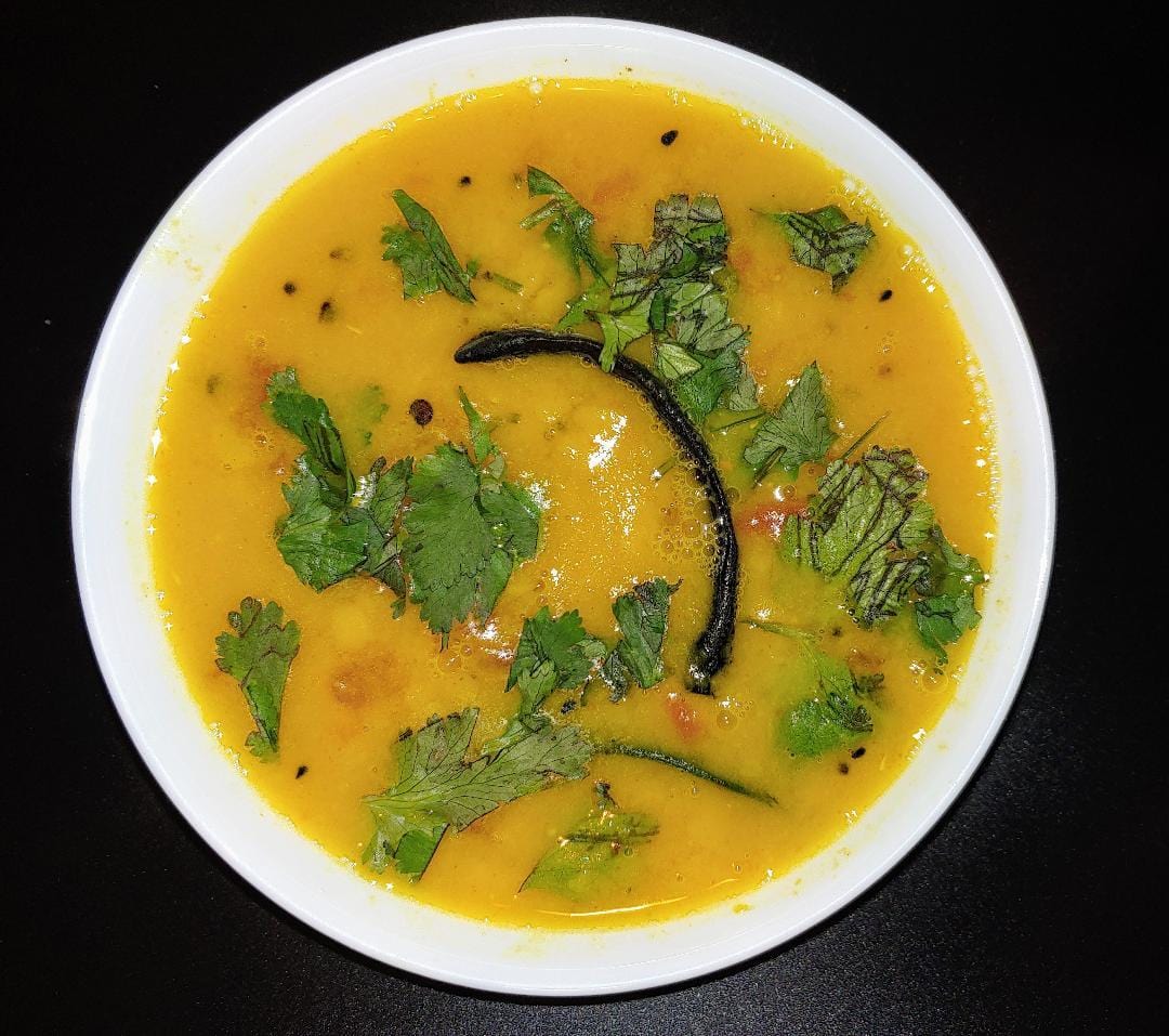 Vegetarian Combo #2 (Cauliflower curry, Dal, rice or roti)